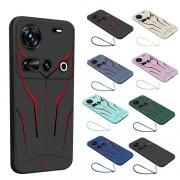 Nubia Z70 Ultra ケース 耐衝撃 カメラ保護あり カバー ストラップ付き TPU ソフトケース 可愛い お洒落 ストラップホール付き おしゃれ
