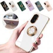 Galaxy A25 5G ケース SC-53F SCG33 耐衝撃 カバーマグネット式車載ホルダー対応 TPU ソフトケース 一体型リング付き スタンド機能