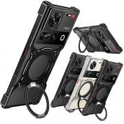 Nubia Z70 Ultra バンパー ケース アルミバンパー カメラレンズカバー付き ケース/カバー