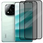 Redmi Note 14 / Note 14 Pro 5G ガラスフィルム 2枚入り 覗き見防止 プライバシーガラス 強化ガラス 液晶保護