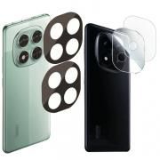 Redmi Note 14 / Note 14 Pro カメラカバー ガラスフィルム 2枚入り カメラ保護 レンズカバー 強化ガラス