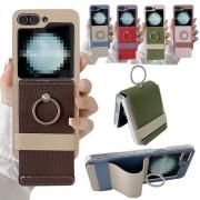 Galaxy Z Flip6  Ѿ׷ С ޤꤿ߷ ηդ PU쥶 ɵǽ Samsung ॹ 饯 Z եå6 ݸ