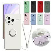 POCO F7 Pro ケース F7 Ultra カバー カメラ保護あり マグネット式車載ホルダ対応 ストラップ付き ソフトケース 一体型リング付き スタンド機能