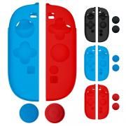 Nintendo Switch 2 ケース Switch2 カバー シリコンケース+保護リング  シリコン 耐衝撃 スティックの軸を守る シンプル スリム ソフトケース-SG-