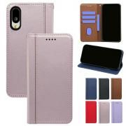 BASIO active 3 ケース active3 手帳型 カバー PUレザー 手帳型PUレザーケース スタンド機能 カード収納 京セラ KYOCERA ベイシオ