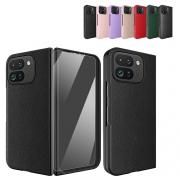 Pixel 10 Pro Fold ケース 耐衝撃 カバー 強化ガラスフィルム付き 強化ガラス+PUレザー+プラスチック 前面強化ガラス グーグル ピクセル10 プロ フォールド