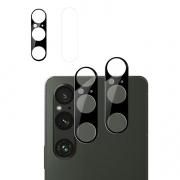 Xperia 1 VII ガラスフィルム 1セット 合計2枚入 カメラ保護 レンズカバー Sony ソニー エクスぺリア1 VII 強化ガラス レンズ保護 レンズフィルム