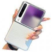 HUAWEI Pura X ケース カバー 折りたたみ型 PUレザーケース メッキ かわいい シンプル ファーウェイ プーラ X おすすめ