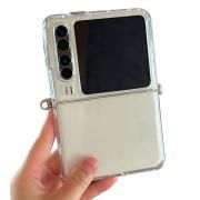 HUAWEI Pura X ケース クリア カバー 折りたたみ型 クリア 透明 プラスチック ハードケース シンプル ファーウェイ