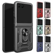 Razr 60 ケース Razr60 Ultra 耐衝撃 カバー 一体型リング付き マグネット式車載ホルダー対応 2重構造