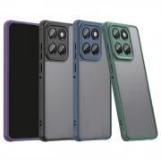 Edge 60 ケース Edge 60S/Edge 60 Pro 耐衝撃 カメラ保護あり カバー マット仕上げ 半透明 マット TPU + プラスチック シンプル ストラップ穴