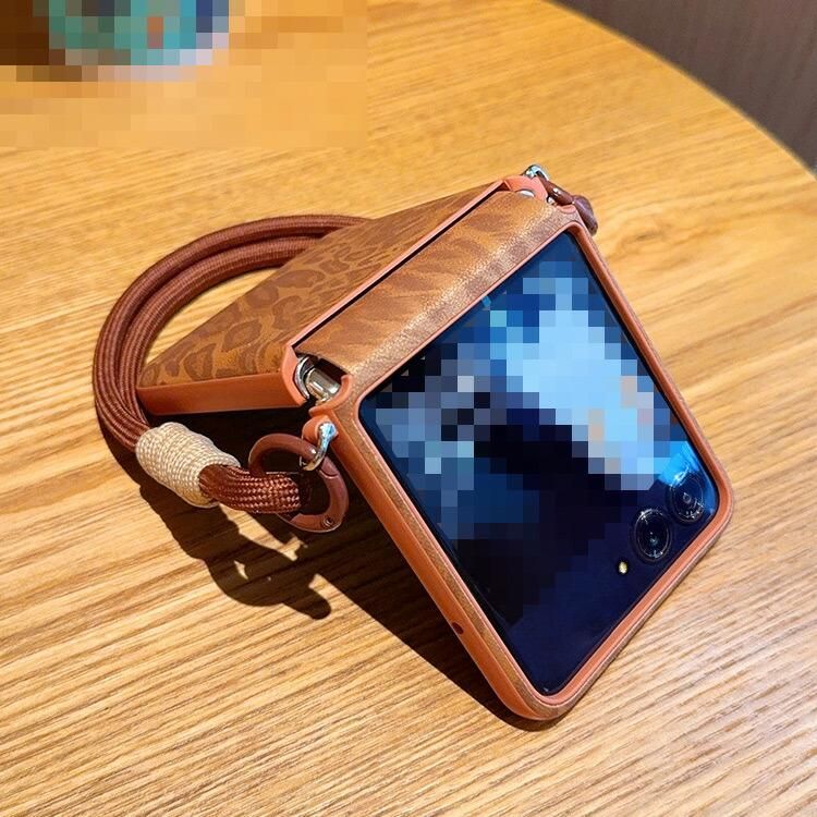Razr 60/60s/60d ケース Razr60 Ultra ヒョウ柄 折りたたみ型 PUレザー