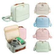 FUJIFILM X-HF1/instax mini 41/mini 40/mini 12/mini Evo/mini 99 収納バッグ 手提げ ショルダーストラップ付き カメラケース