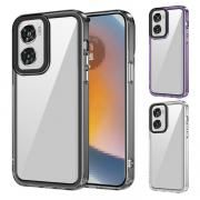 OPPO Reno13 A クリアケース reno 13a カバー クリア 透明 TPU+プラスチック ストラップ穴 側面半透明 マット 可愛い お洒落 オッポ リノ13 A