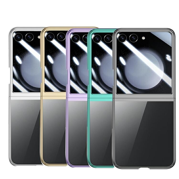 Galaxy Z Flip7 クリア ケース カバー 折りたたみ型 サブ