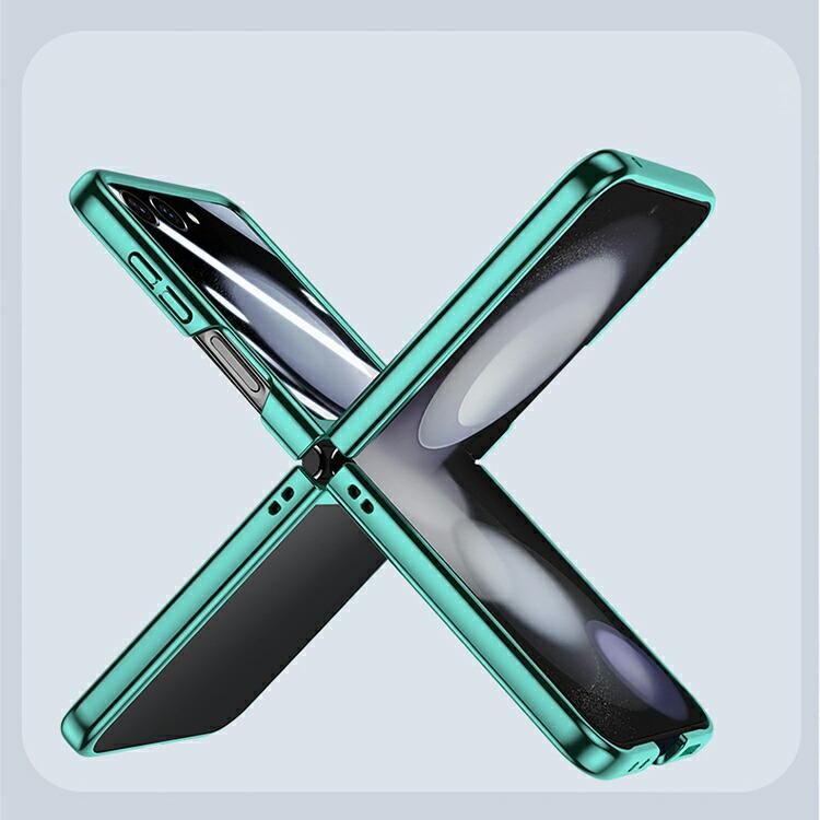 Galaxy Z Flip7 クリア ケース カバー 折りたたみ型 サブ