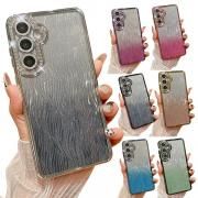 Galaxy A36 5G ケース カメラ保護あり カバー ラインストーン メッキ TPU ソフトケース きらきら かわいい 可愛い グリッター エレガント Samsung