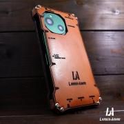 AQUOS R9 ケース 革 栃木レザー 本革 耐衝撃 ミリタリー風 天然素材 自然素材 オリジナルデザイン ハンドメイド スタイリッシュ 国産素材と国内製造こだわりの逸品-LBAM