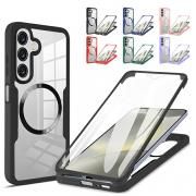 Galaxy A36 5G クリアケース/ カバー カメラ保護あり Qi充電 ワイヤレス充電対応 クリア 背面透明 両面 前後保護 フルカバー シンプル