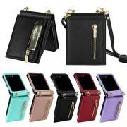 Galaxy Z Flip7 ޥۥ  ޤꤿ߷  PU쥶  ݤ٥դ Samsung ॹ 饯 Z եå7