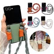 Galaxy Z Flip7 ޥۥ  Ѿ׷ С ޤꤿ߷ PU쥶  ȥå ݤ٥դİ