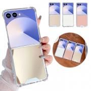 Galaxy Z Flip7 ̥ߥ顼  С ޤꤿ߷ TPU +   ݸ ʡХѡ ȥåץۡդ ä