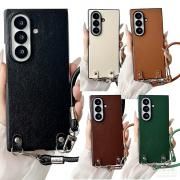 Galaxy Z Fold7  С ޤꤿ߷ PU쥶 ̥ ȥåդ Samsung ॹ 饯 Z ե7 ݸ