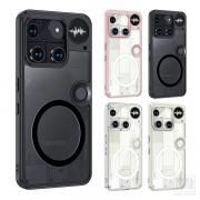 Nothing Phone 3  С ޥå Ʃ TPU +ץ饹å  ݸ ʡХѡ  Qi 磻쥹 б ʥå ե 3