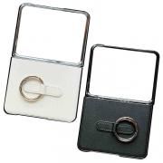 HUAWEI Pura X  С ޤꤿ߷ PU쥶+ץ饹å ηդ å ϡɥ 襤