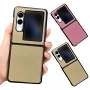 Galaxy Z Flip7  С ޤꤿ߷  PU쥶 ϡɥ İ ޯ Samsung ॹ