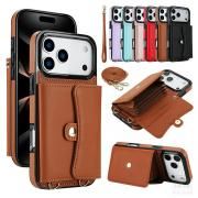 iPhone17  Air/17 Pro/17 Pro Max Ѿ׷ С PU쥶 ȥåդ ݤȥåդ ɼǼ ɵǽ Apple ե17