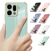 OPPO Find X9 ケース X9 Pro カバー メッキ TPU ソフトケース ストラップホール付き 可愛い お洒落 かっこいい おしゃれ オッポ