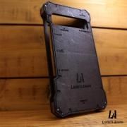 Xperia 10 VII ケース 木製 ウッドケース 耐衝撃 木のケース 本革 タイプ1 かっこいい 天然素材 ミリタリー LUNBER ARMOR -LBAM