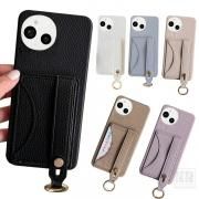 AQUOS sense10 ケース sense9 カバー PUレザー ハードケース リング付き カード収納 持ち手 ベルト バンド付き 片手操作 取っ手 SHARP