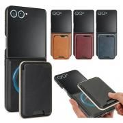 Galaxy Z Flip7  ޤꤿ߷ PU쥶  ʬΥɼǼ ȥå׷ Samsung ॹ 饯 Z եå7