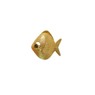トリファリ・小さな金色のお魚のブローチ