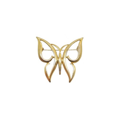 トリファリ(Trifari)上品な金色の蝶のヴィンテージブローチ｜Daisy BonBon アクセサリー通販ショップ
