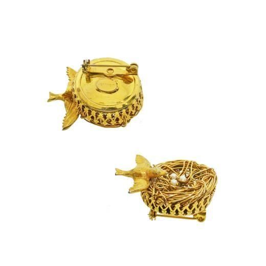 ヴィンテージ ブローチ ＊ 小鳥 SHOP偶然と必然の間 小鳥ブローチ ペンダントトップ シルバー デッド