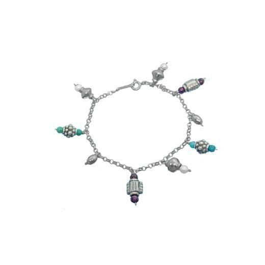 モノトーン天然石とアンデシンのブレスレット＆チャームセット モノトーン天然石とアンデシンのブレスレット＆チャームセット