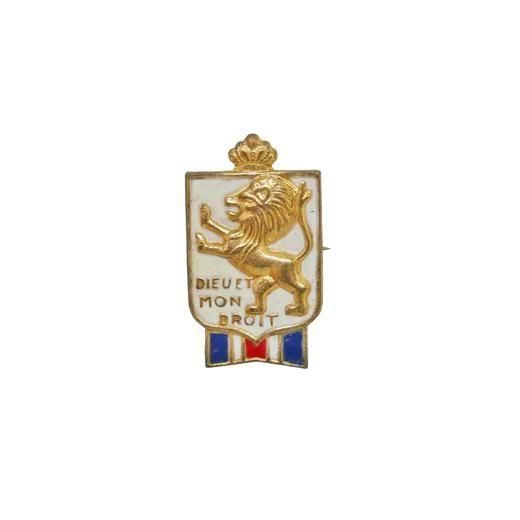 アクセソクラフト・エンブレム風ヴィンテージブローチ｜Daisy BonBon