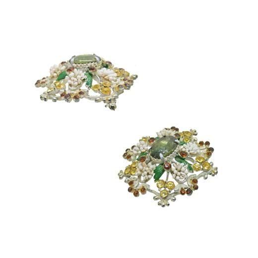 フロレンザ・ペップのお花のヴィンテージブローチ｜Daisy BonBon