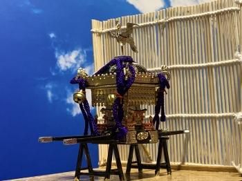 1/5 江戸神輿 プラモデル模型完成品 (ご町内や地域の鎮守の神社