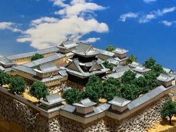 日本100名城 ジオラマ模型 在りし日のお城を復元します。