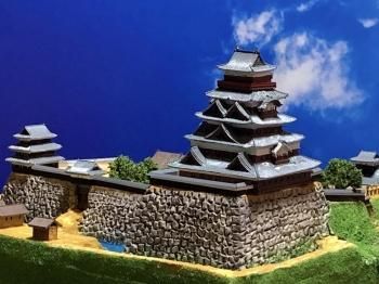 続日本100名城 ジオラマ模型 在りし日のお城を復元します。