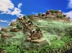 山口県132城 - 「日本の城 5,000城作れます」 お城のジオラマ
