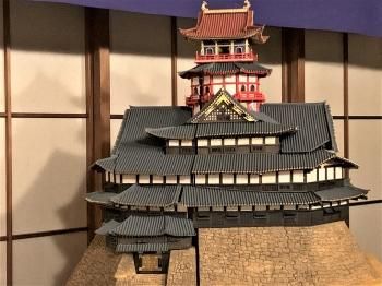 完成品 ディアゴ 木製模型 1/90 安土城