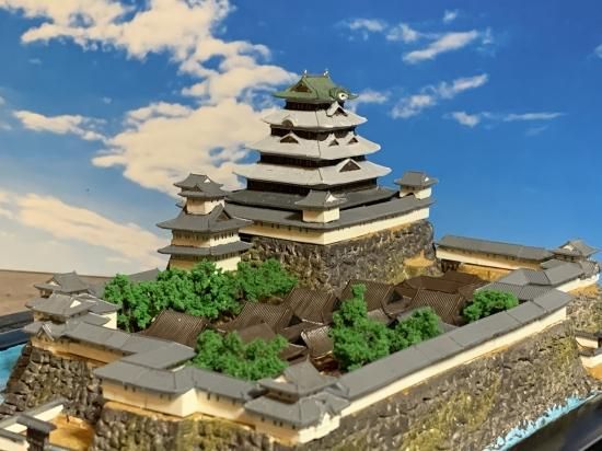 日本100名城 ジオラマ模型 在りし日のお城を復元します。