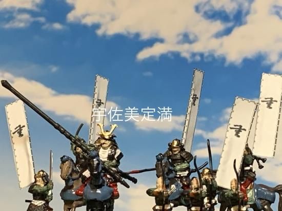 合戦ジオラマ 上杉17将 宇佐美定満 動かして戦闘シーンの演出も可能 合戦ジオラマ 上杉17将 宇佐美定満 動かして戦闘シーンの演出も可能