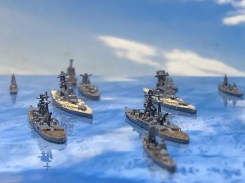 1/3000 軍艦16 南太平洋海戦セット(翔鶴/瑞鶴/瑞鳳/彩色済み艦載