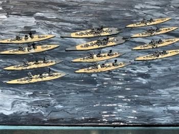 1/3000 集める軍艦10 日本海軍連合艦隊主力戦艦 12艦セット